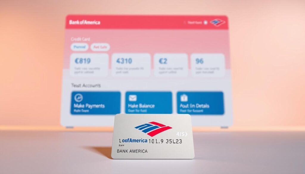 Bank of America credit card services